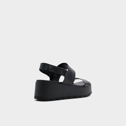 Thila Open Black Women's Wedges - Wedge sandal Aldo Open Black