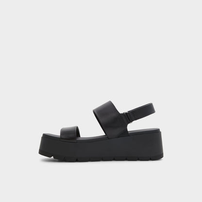 Thila Open Black Women's Wedges - Wedge sandal Aldo Open Black