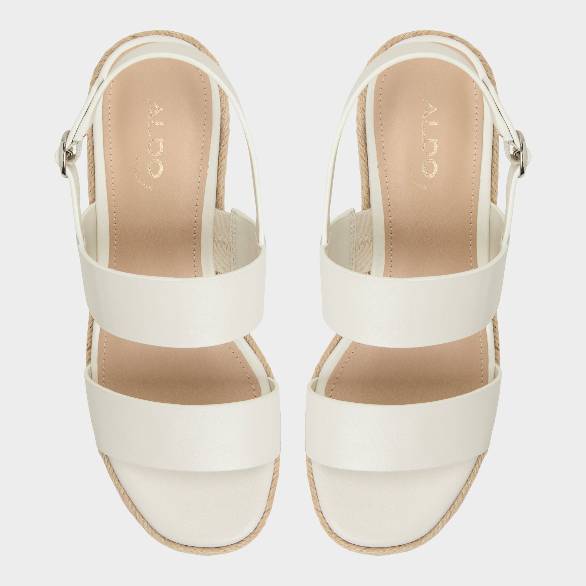 Keoni Open White Women's Platform sandals - Wedge sandal Aldo Open white