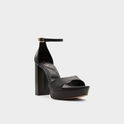 Enaegyn2.0 Black Women's Platform sandals - Strappy heeled sandal, Platform Aldo Black