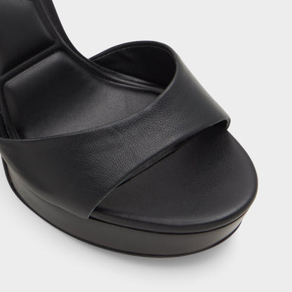 Enaegyn2.0 Black Women's Platform sandals - Strappy heeled sandal, Platform Aldo Black