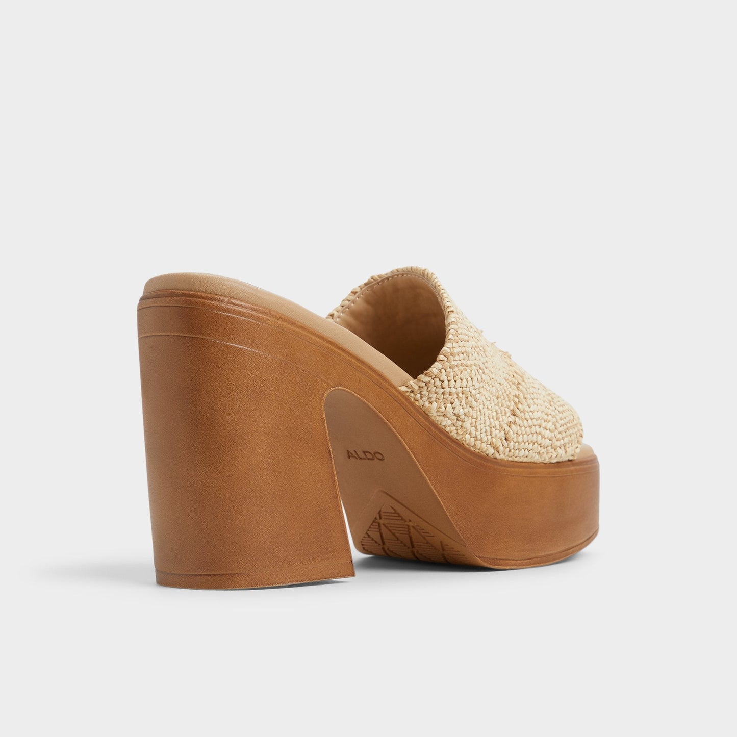 Maysee Natural Women's Platform sandals - Heeled mule, Platform Aldo Natural