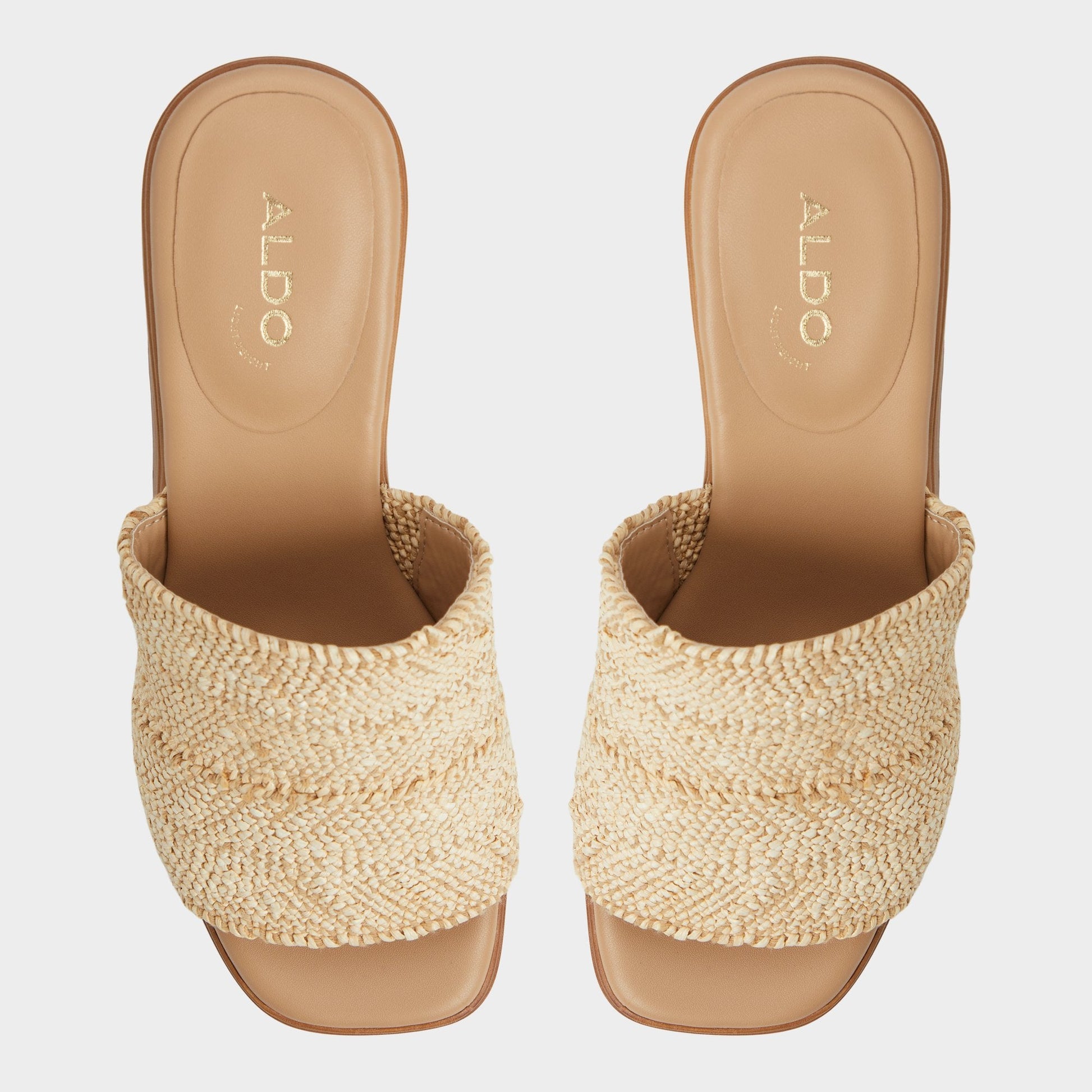 Maysee Natural Women's Platform sandals - Heeled mule, Platform Aldo Natural