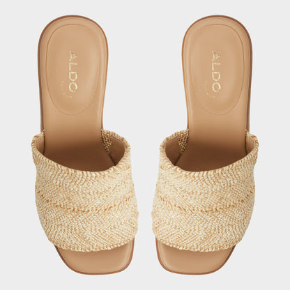 Maysee Natural Women's Platform sandals - Heeled mule, Platform Aldo Natural