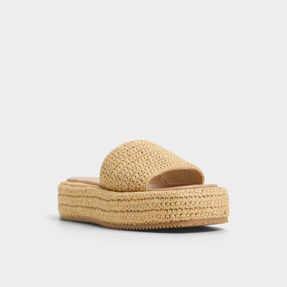 Bohemina Natural Women's Platform sandals - Flatform sandal Aldo Natural