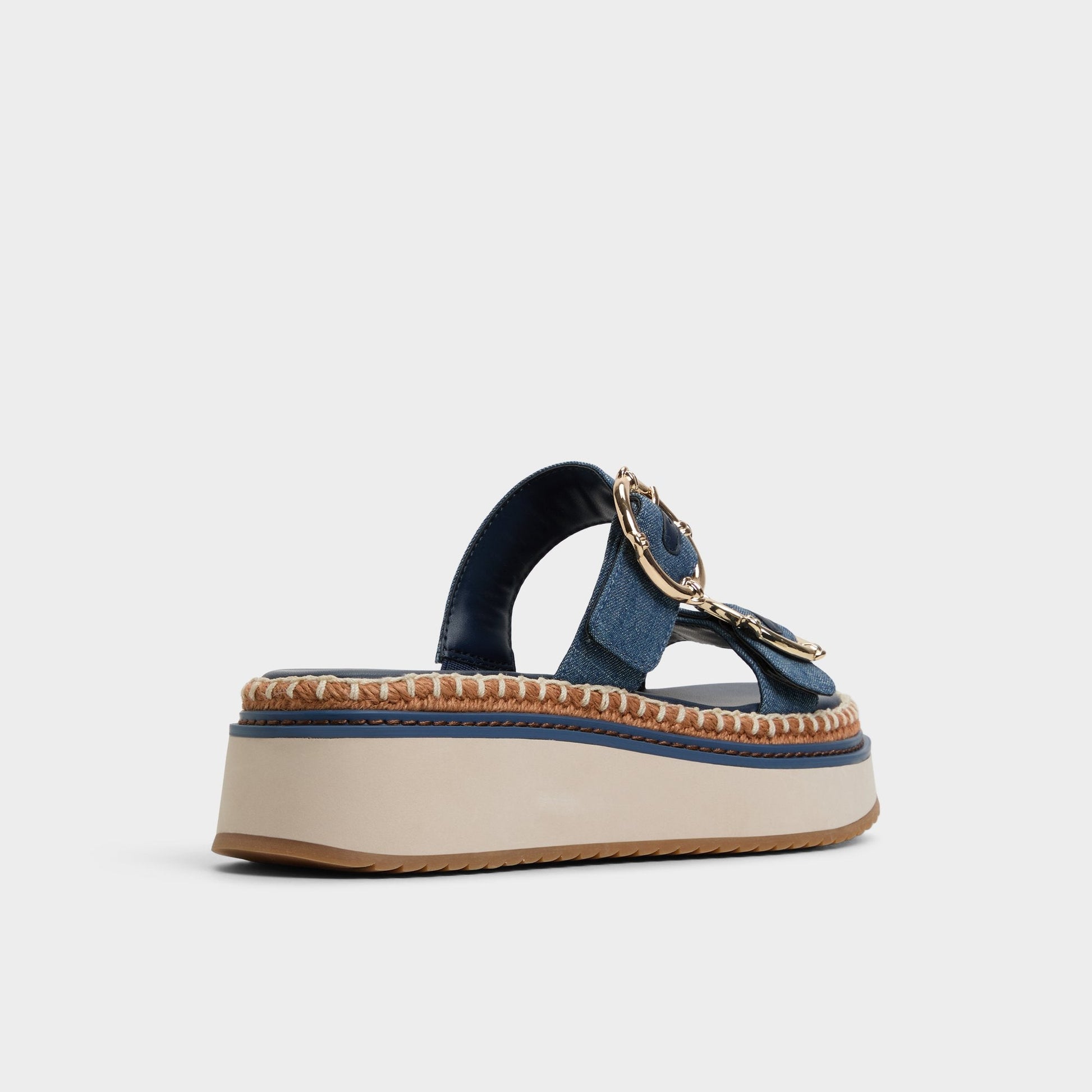 Kaeithien Dark Blue Women's Platform sandals - Slide sandal Aldo Dark Blue