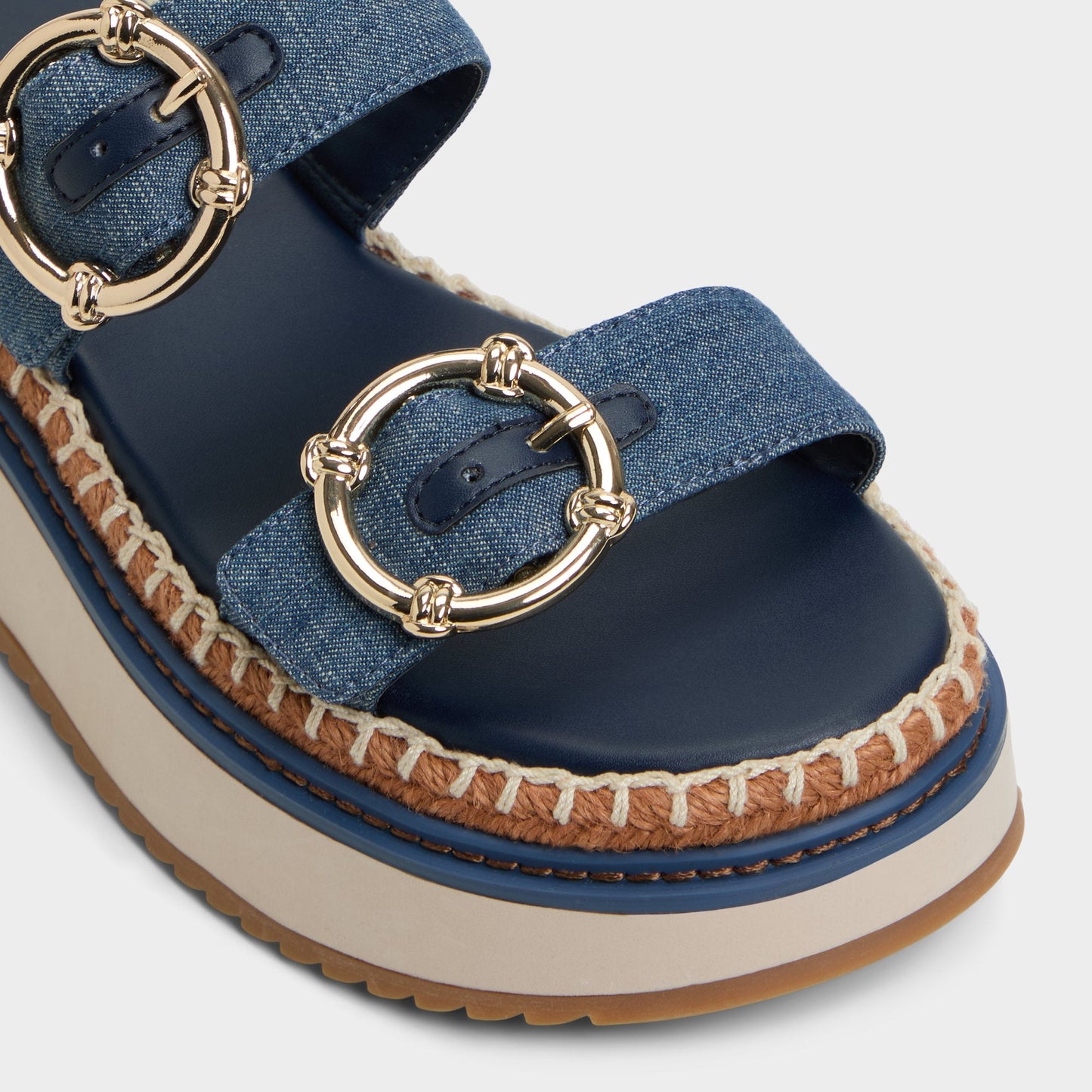 Kaeithien Dark Blue Women's Platform sandals - Slide sandal Aldo Dark Blue