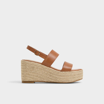 Keoni Medium Brown Women's Platform sandals - Wedge sandal Aldo Medium brown