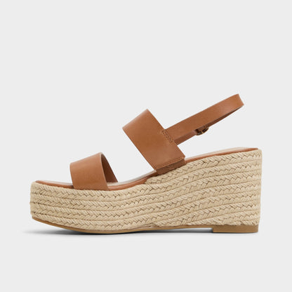 Keoni Medium Brown Women's Platform sandals - Wedge sandal Aldo Medium brown