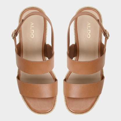 Keoni Medium Brown Women's Platform sandals - Wedge sandal Aldo Medium brown