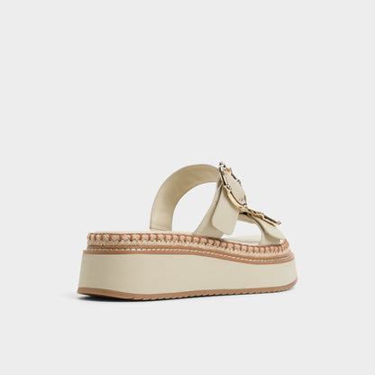 Kaeithien Bone Women's Platform sandals - Slide sandal Aldo Bone