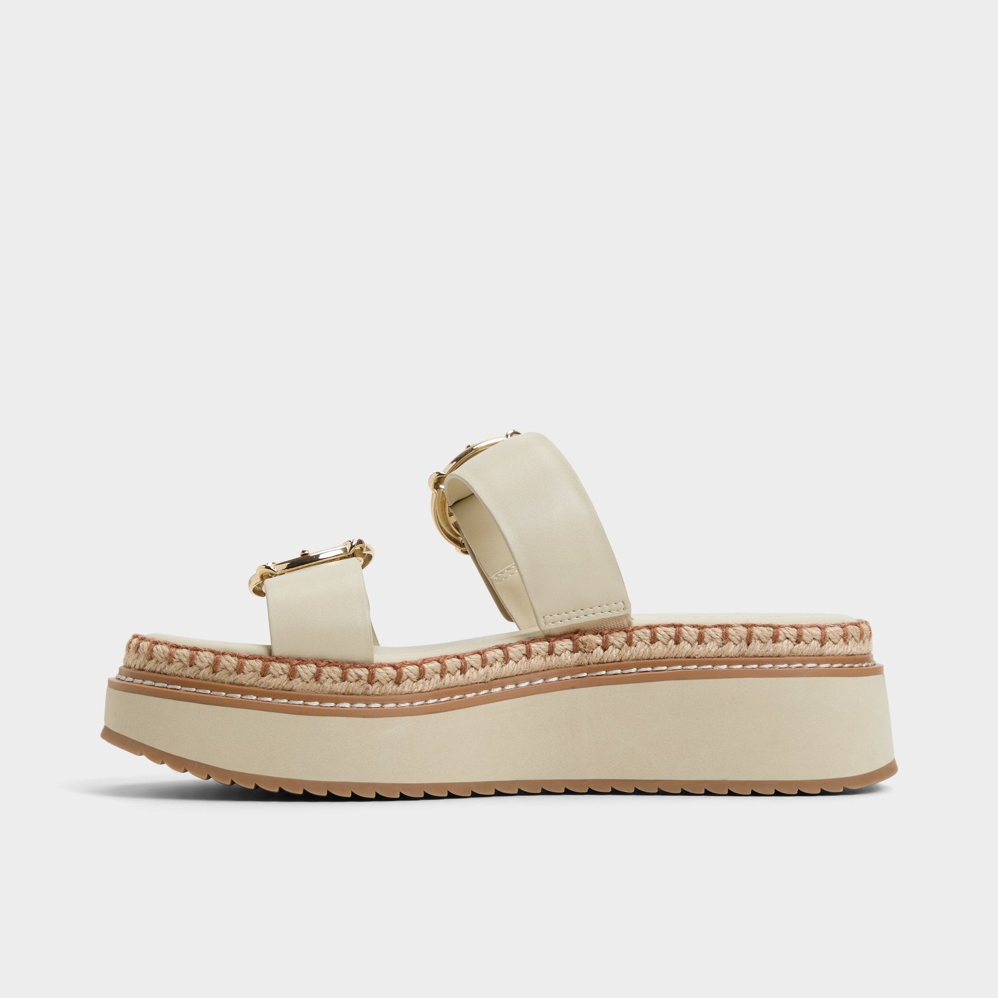 Kaeithien Bone Women's Platform sandals - Slide sandal Aldo Bone