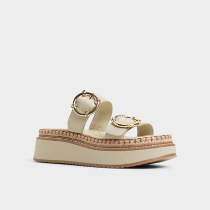 Kaeithien Bone Women's Platform sandals - Slide sandal Aldo Bone
