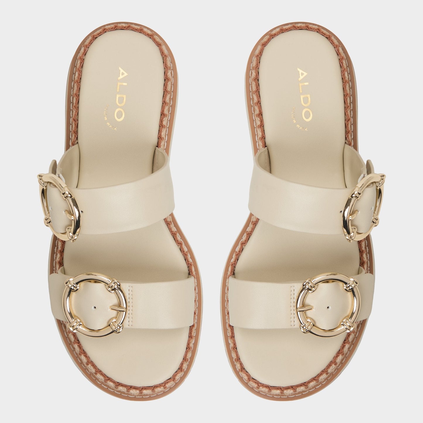 Kaeithien Bone Women's Platform sandals - Slide sandal Aldo Bone