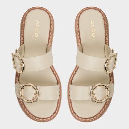 Kaeithien Bone Women's Platform sandals - Slide sandal Aldo Bone