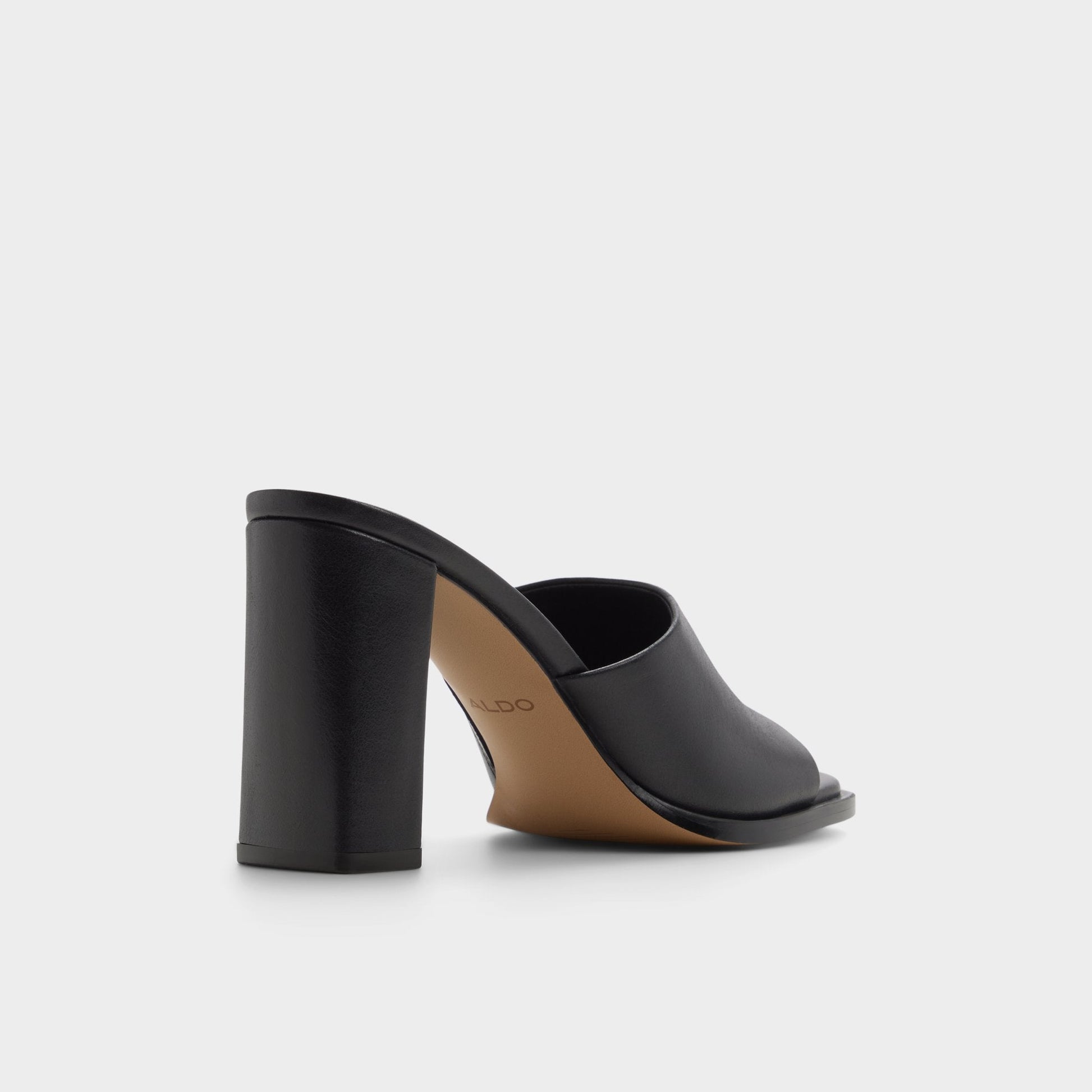 Re in Sophia Black - Heeled mule, Block heel Aldo Black