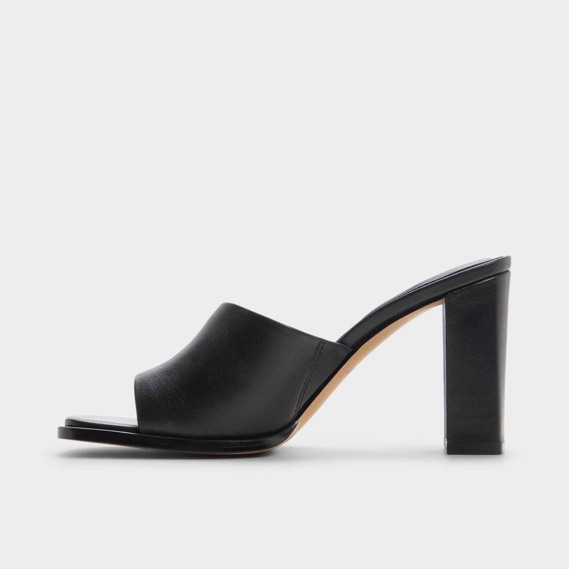 Re in Sophia Black - Heeled mule, Block heel Aldo Black