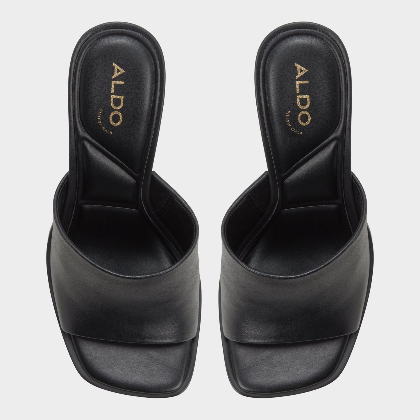 Re in Sophia Black - Heeled mule, Block heel Aldo Black