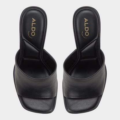 Re in Sophia Black - Heeled mule, Block heel Aldo Black