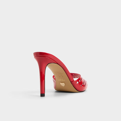 Lovemule in Medium Red - Heeled mule, Stiletto heel Aldo Medium red