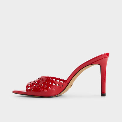 Lovemule in Medium Red - Heeled mule, Stiletto heel Aldo Medium red