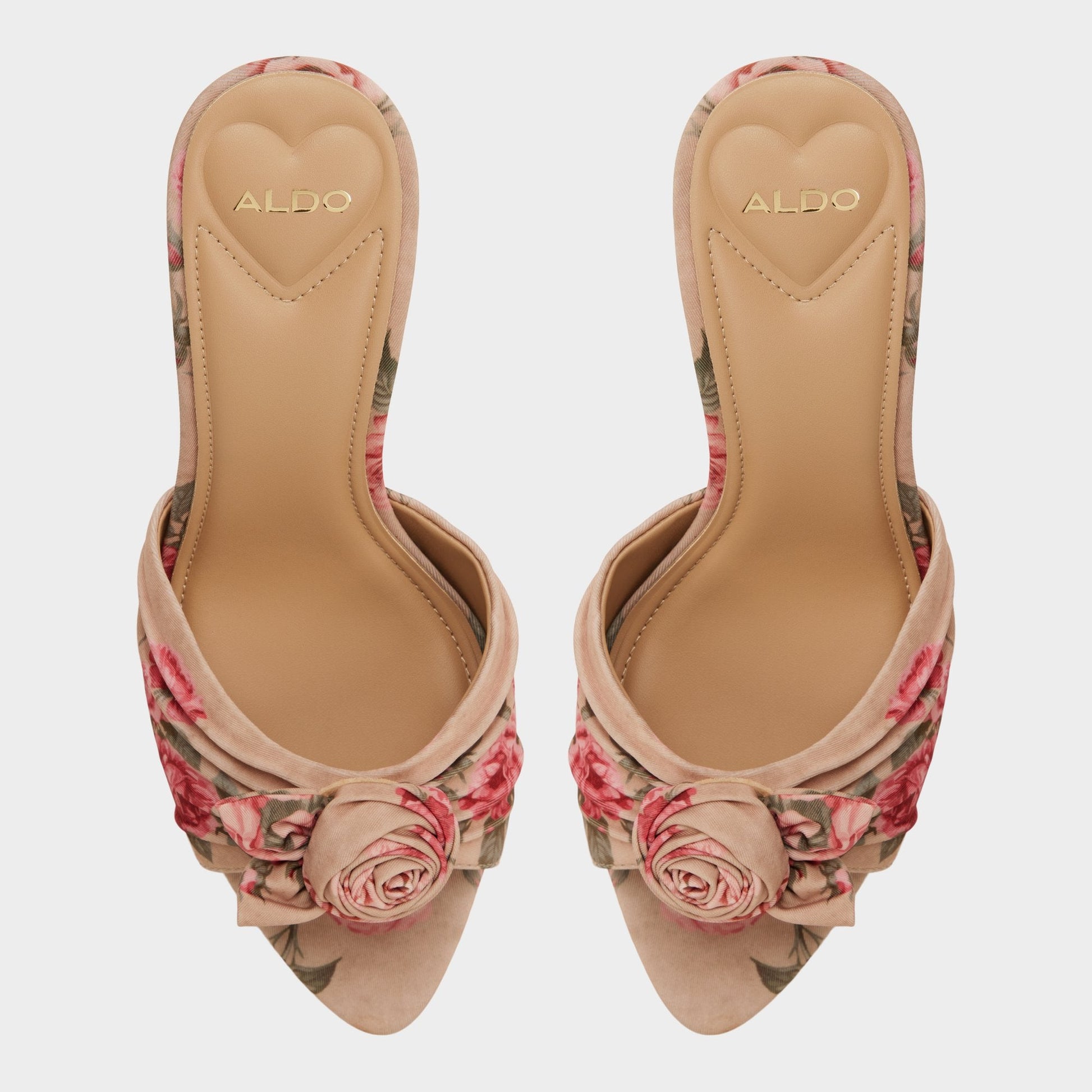 Rosalina in Beige Combo 14193392 - Heeled mule, Stiletto heel Aldo Beige combo