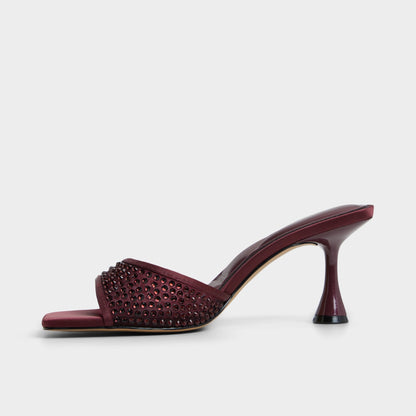 Agatha in Bordo - Heeled mule Aldo Bordo
