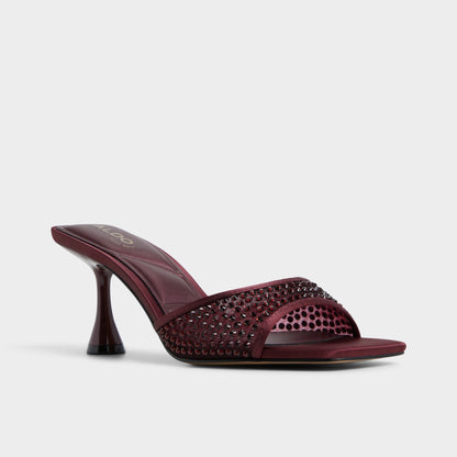 Agatha in Bordo - Heeled mule Aldo Bordo