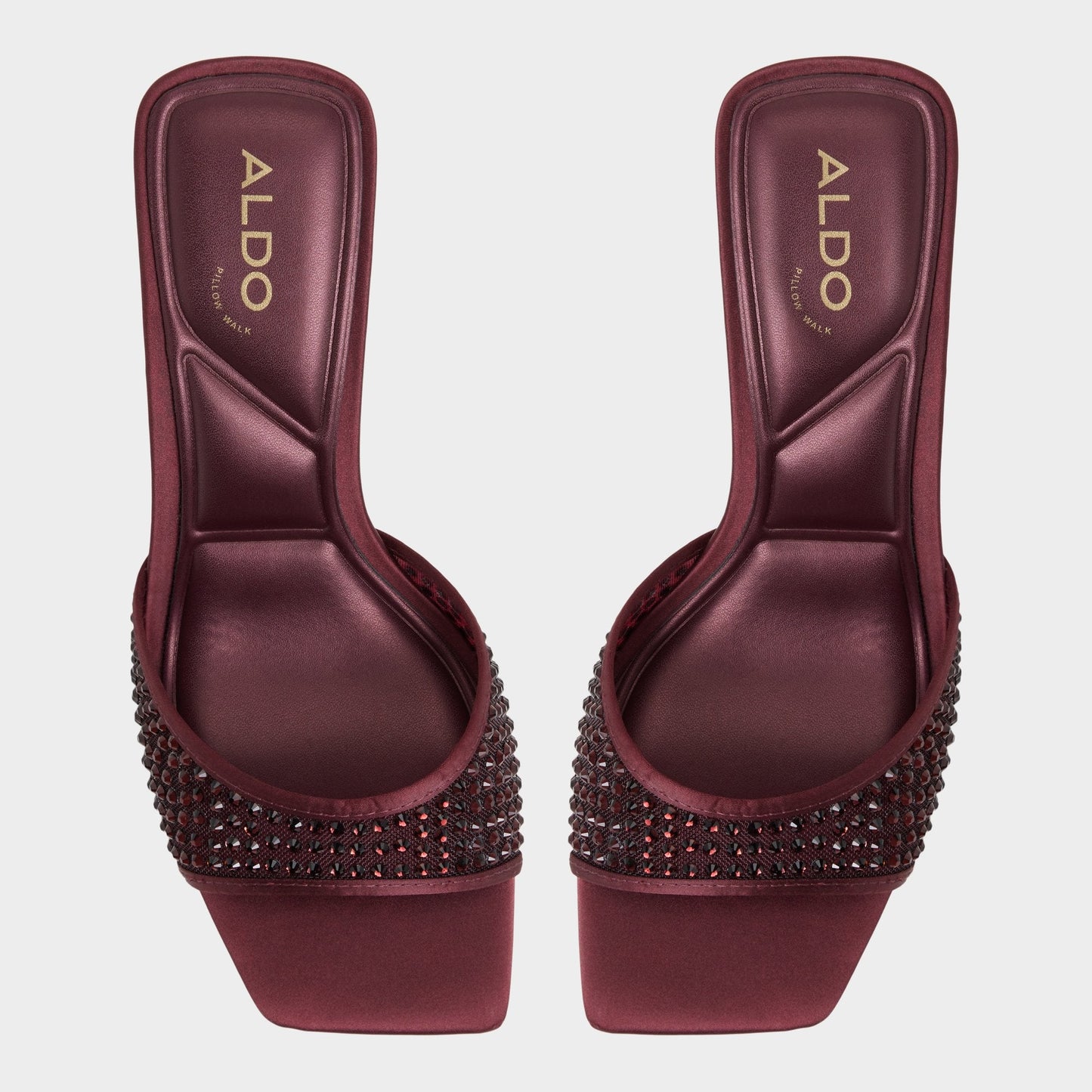 Agatha in Bordo - Heeled mule Aldo Bordo
