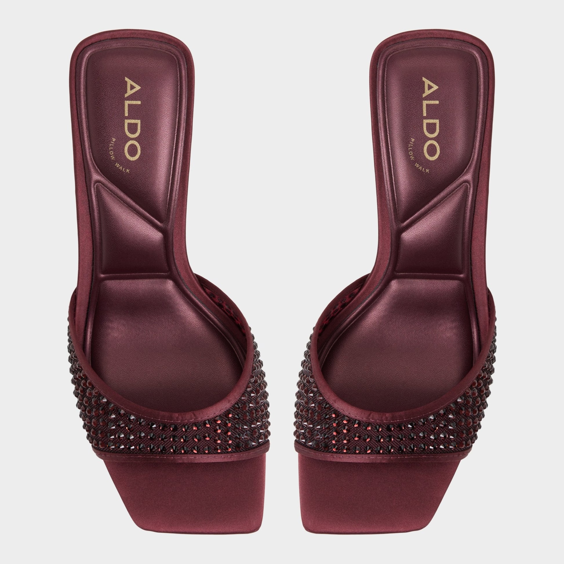 Agatha in Bordo - Heeled mule Aldo Bordo