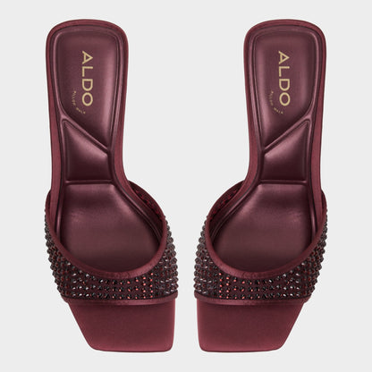 Agatha in Bordo - Heeled mule Aldo Bordo