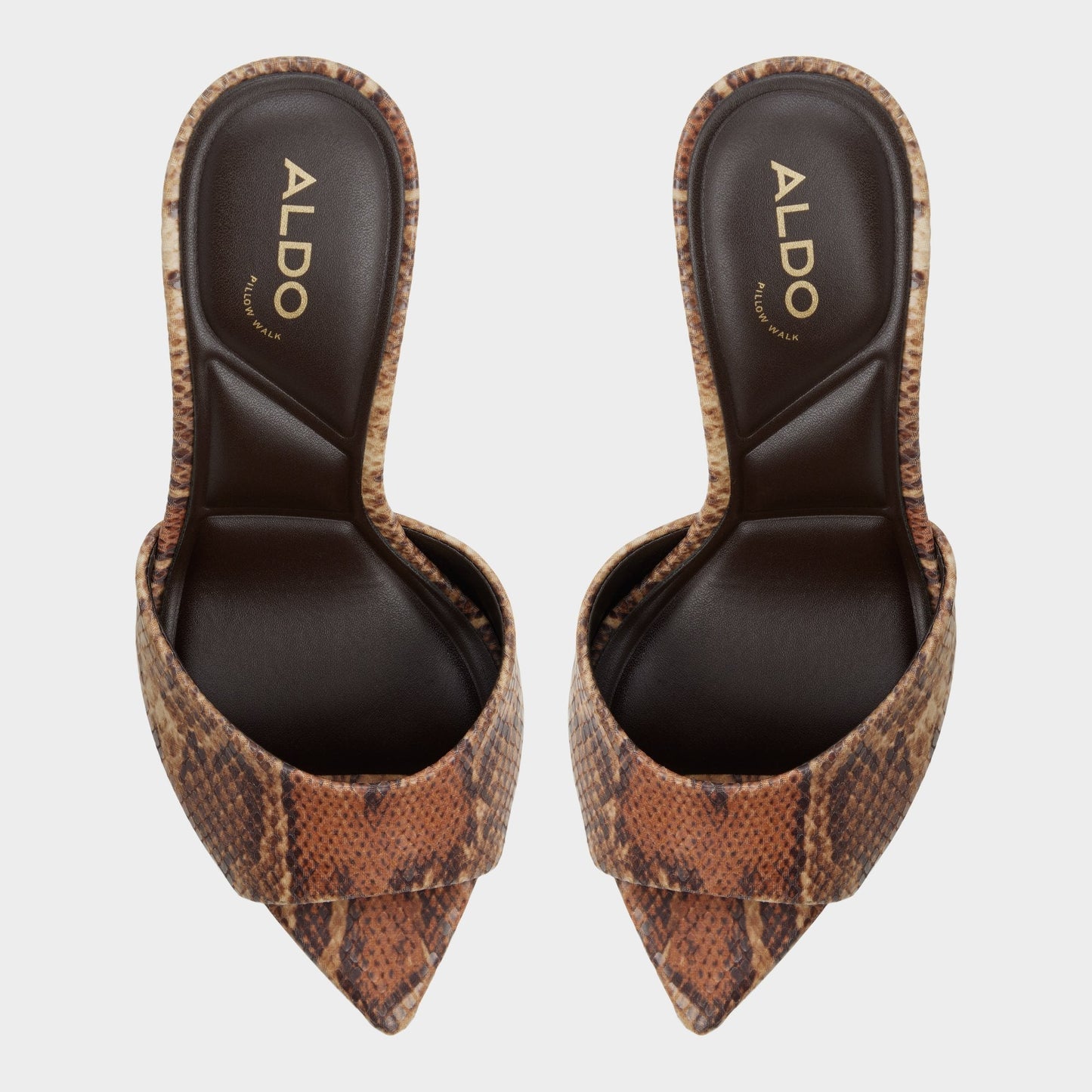 Anniebrilden in Brown Multi 14190598 - Heeled mule, Stiletto heel Aldo Brown multi