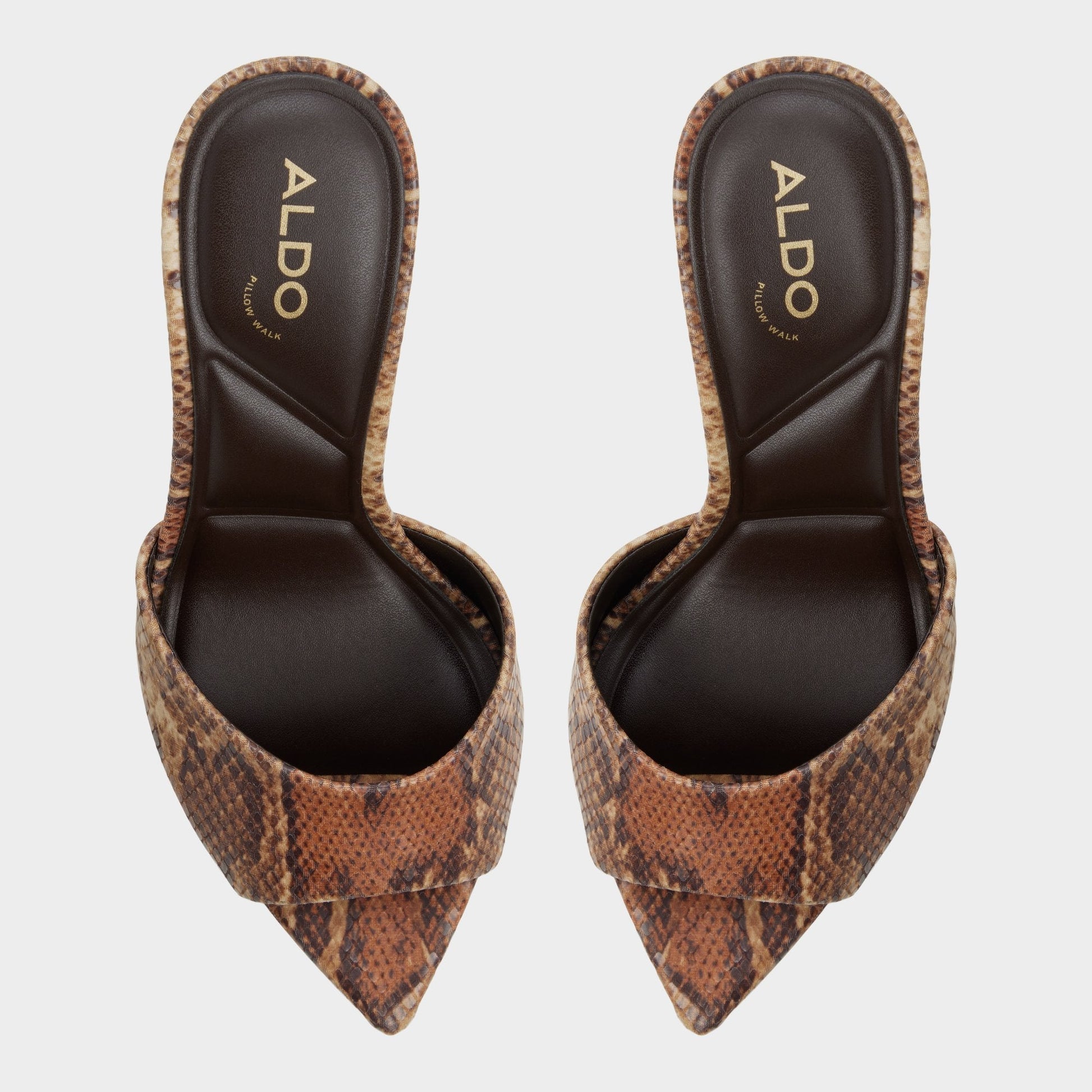 Anniebrilden in Brown Multi 14190598 - Heeled mule, Stiletto heel Aldo Brown multi