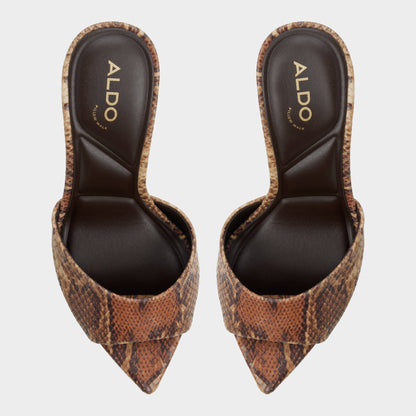 Anniebrilden in Brown Multi 14190598 - Heeled mule, Stiletto heel Aldo Brown multi