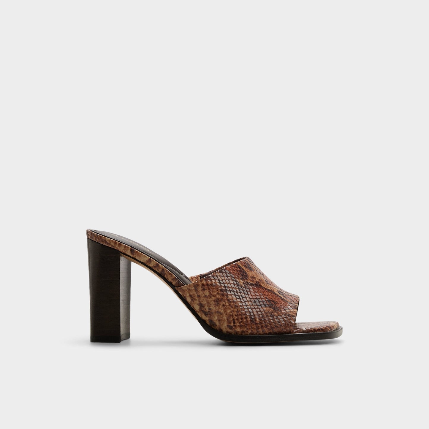Re in Sophia Brown Multi14190695 - Heeled mule, Block heel Aldo Brown multi