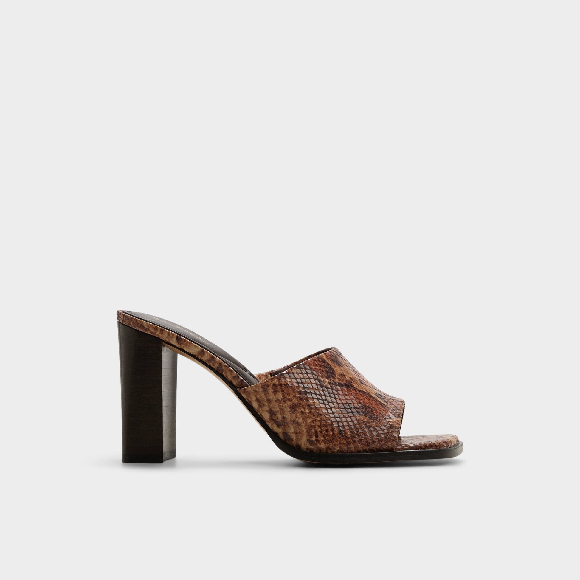 Re in Sophia Brown Multi14190695 - Heeled mule, Block heel Aldo Brown multi
