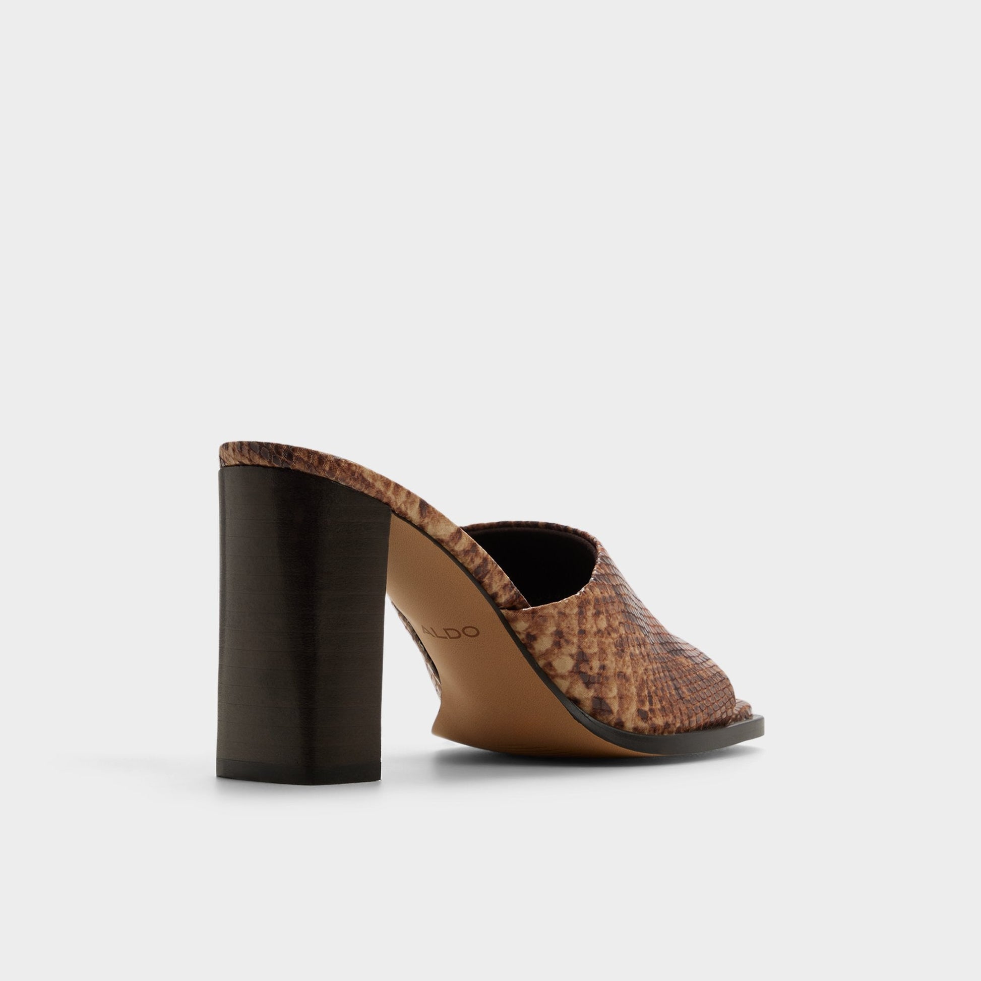 Re in Sophia Brown Multi14190695 - Heeled mule, Block heel Aldo Brown multi