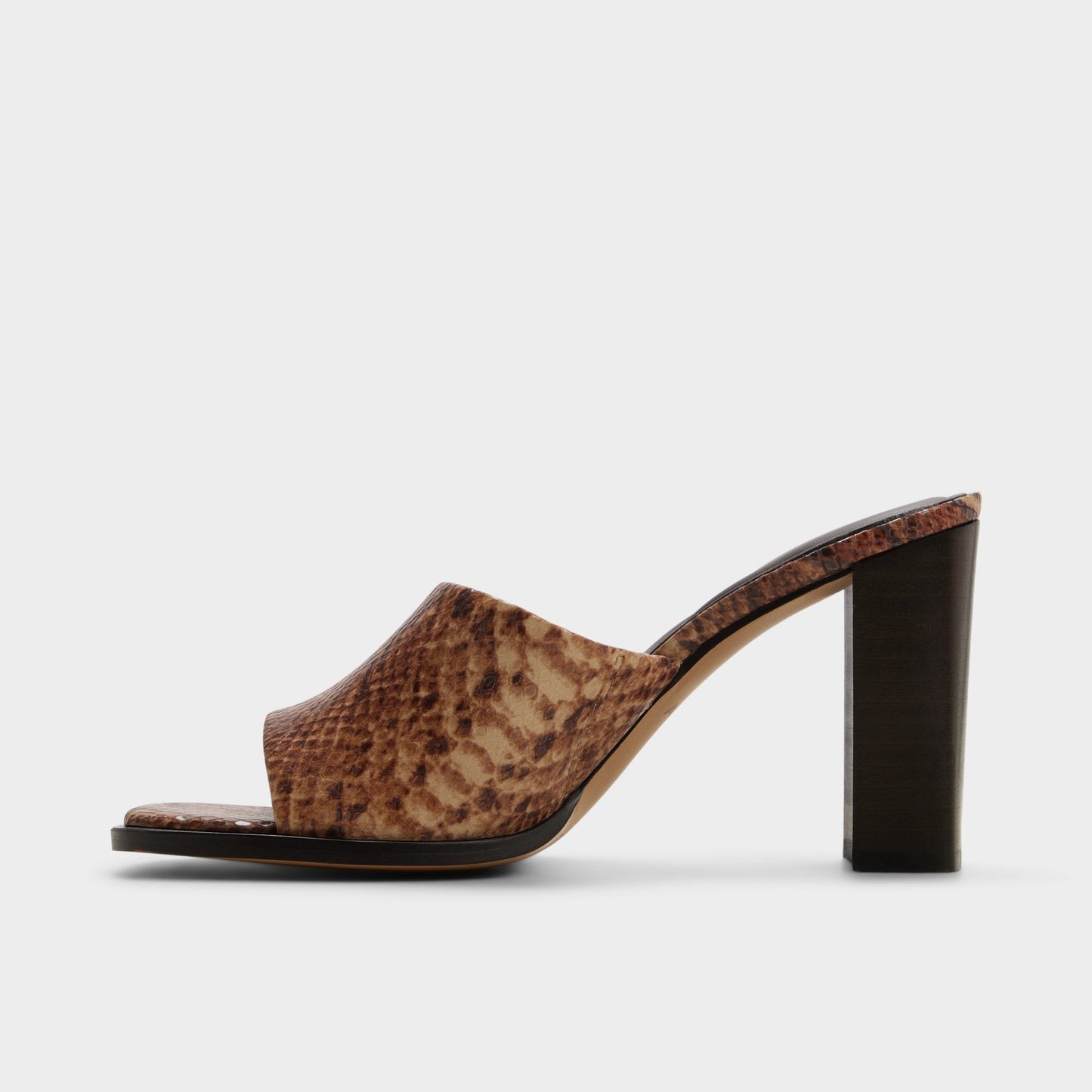 Re in Sophia Brown Multi14190695 - Heeled mule, Block heel Aldo Brown multi