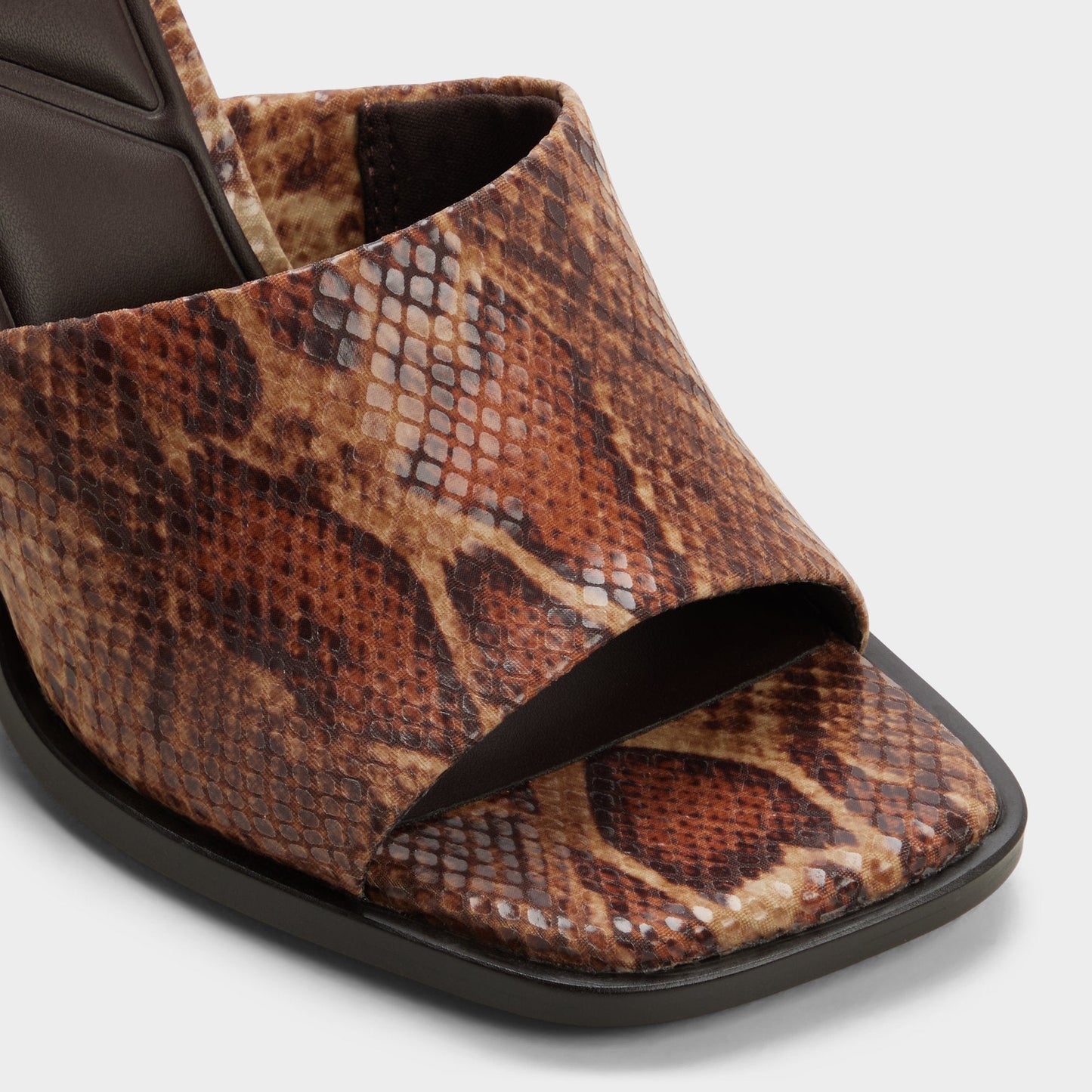 Re in Sophia Brown Multi14190695 - Heeled mule, Block heel Aldo Brown multi