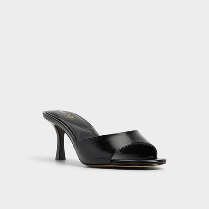Annaberaen in Black - Heeled mule, Stiletto heel Aldo Black