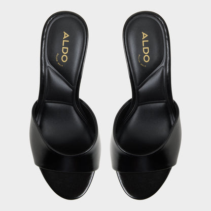 Annaberaen in Black - Heeled mule, Stiletto heel Aldo Black