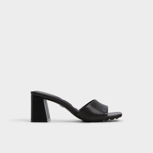 Tisha Black Women's Heeled mules - Heeled mule, Block heel Aldo Black