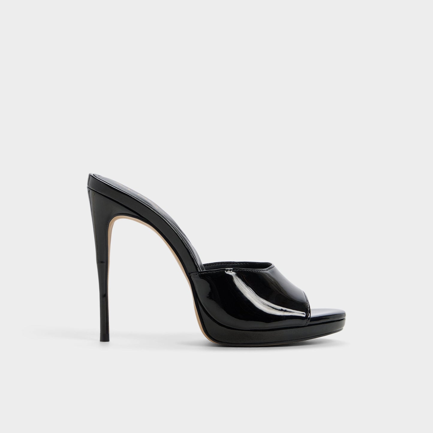 Rivieraa in Black - Heeled mule, Platform Aldo Black