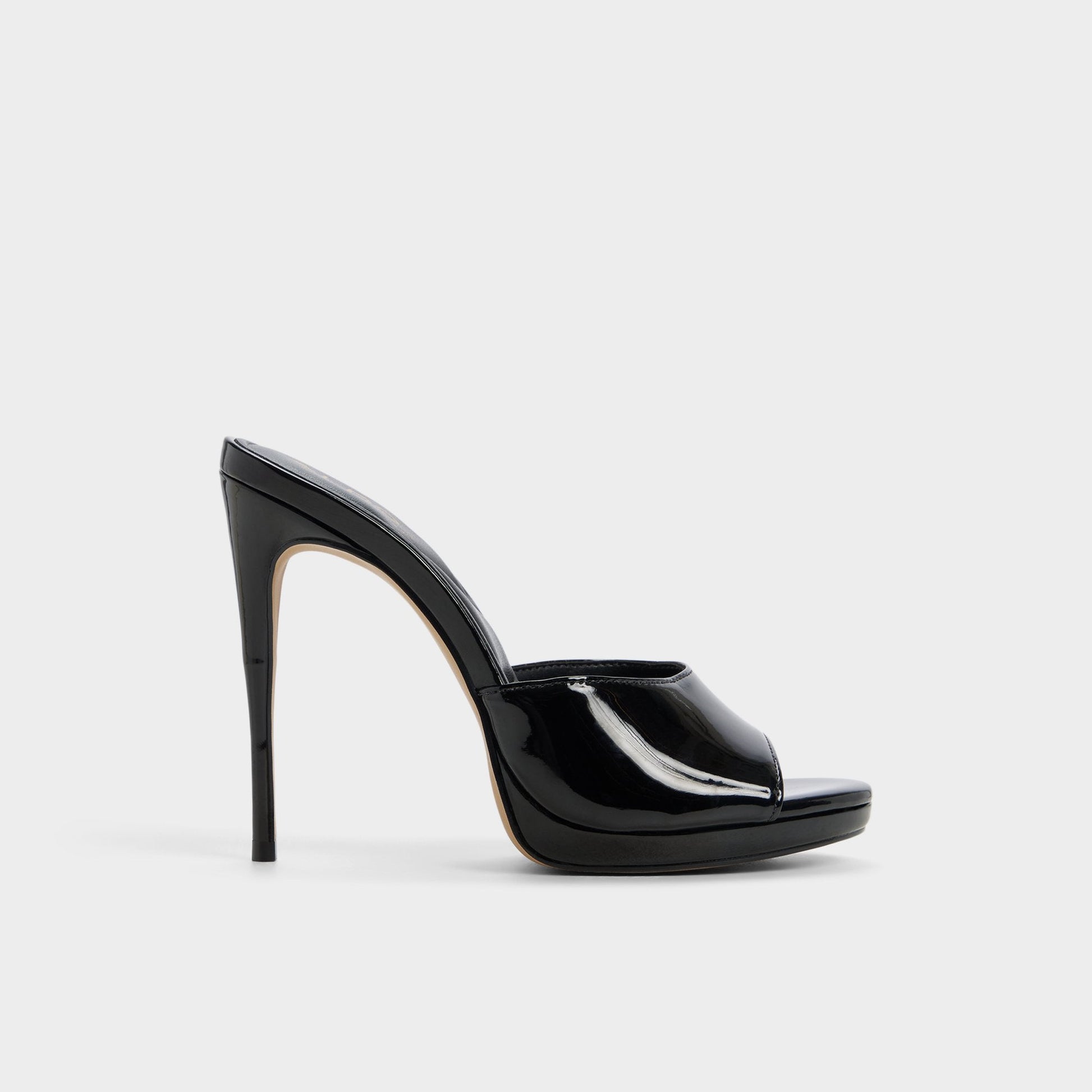 Rivieraa in Black - Heeled mule, Platform Aldo Black