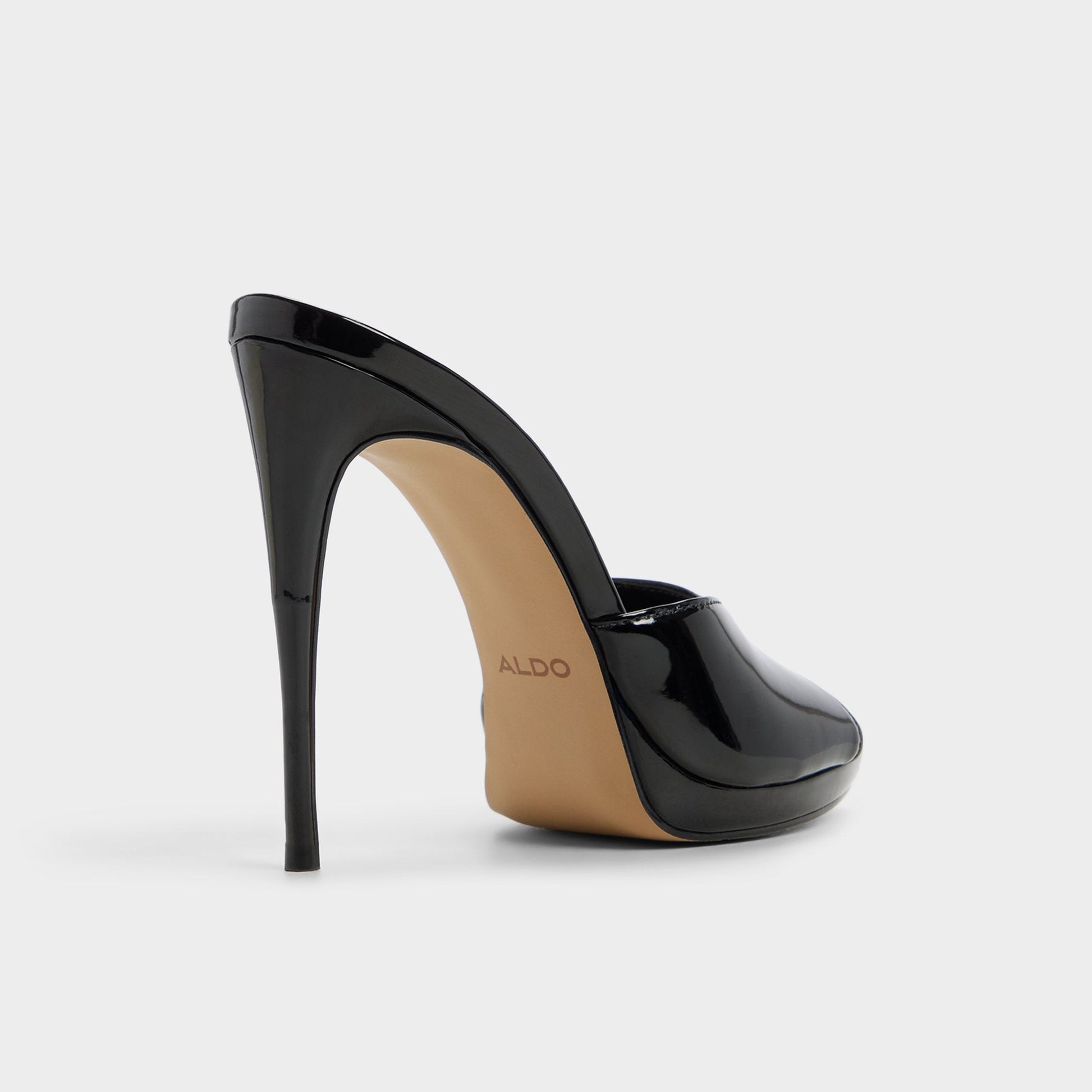 Rivieraa in Black - Heeled mule, Platform Aldo Black