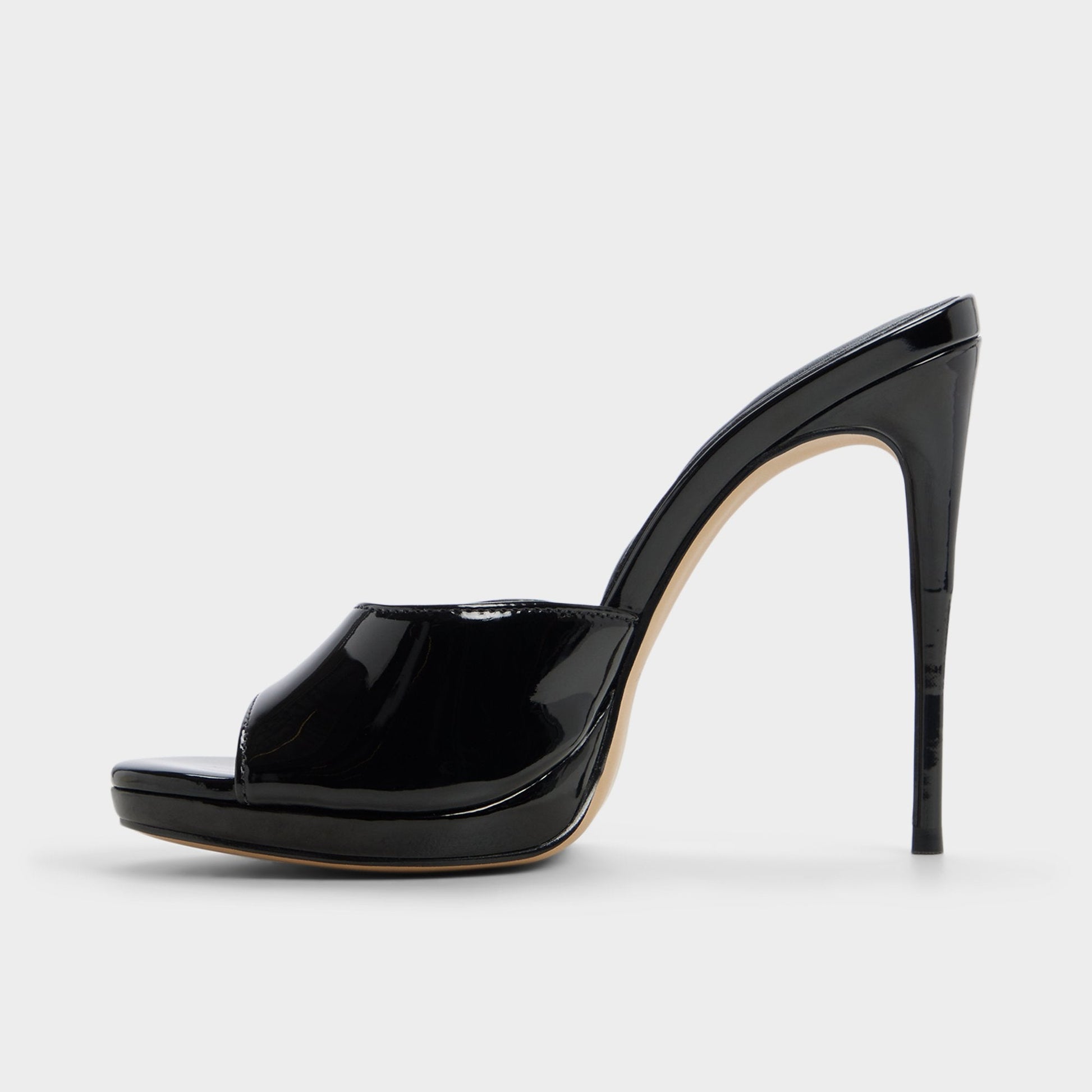 Rivieraa in Black - Heeled mule, Platform Aldo Black