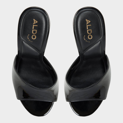 Rivieraa in Black - Heeled mule, Platform Aldo Black