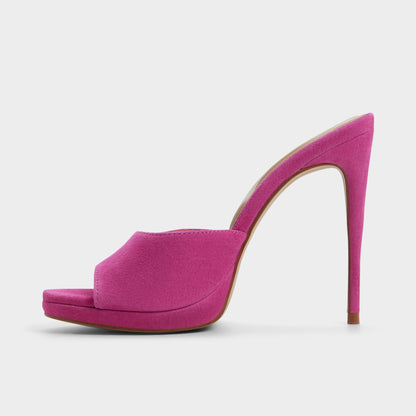Rivieraa in Dark Pink - Heeled mule, Platform Aldo Dark pink