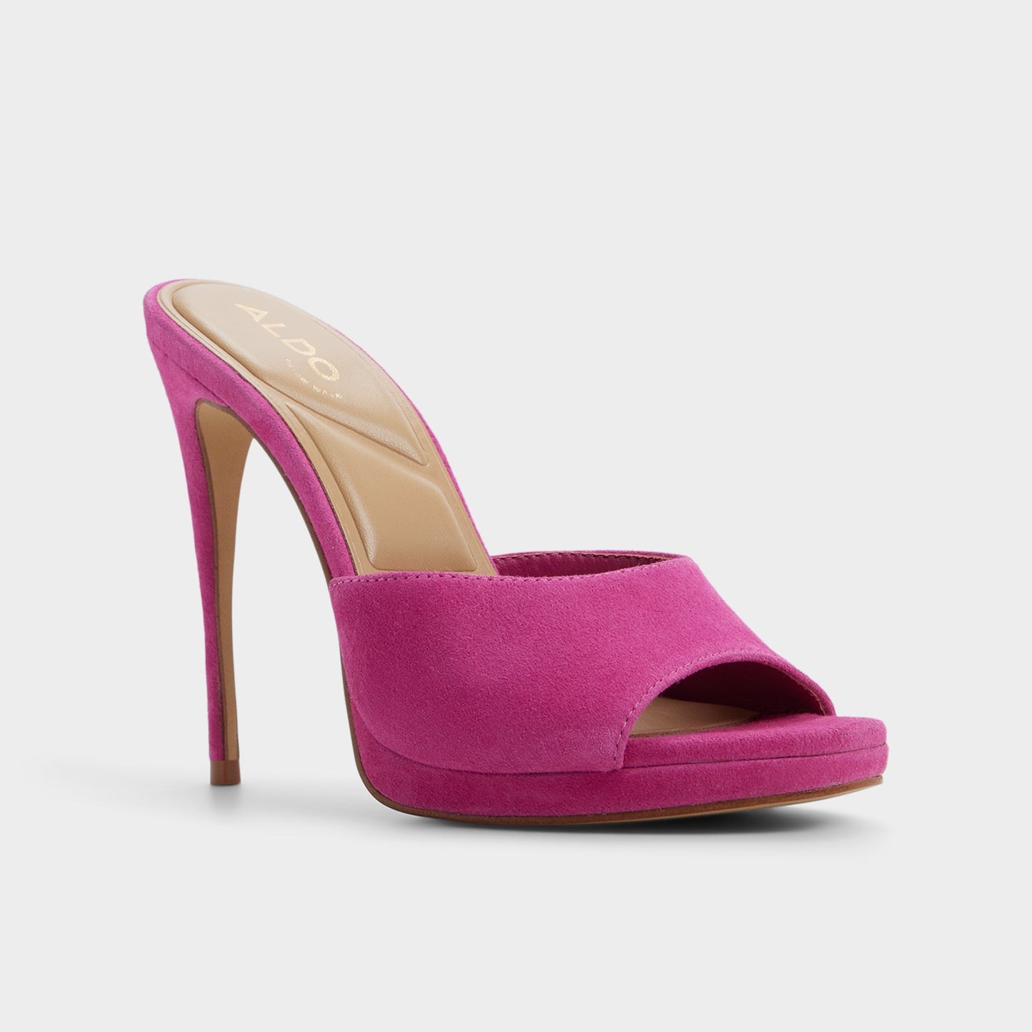 Rivieraa in Dark Pink - Heeled mule, Platform Aldo Dark pink