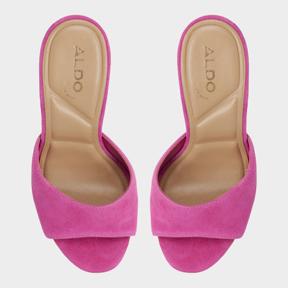Rivieraa in Dark Pink - Heeled mule, Platform Aldo Dark pink